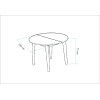 Extendable Dining Table Vina - Atlantic Pine Atlantic Pine