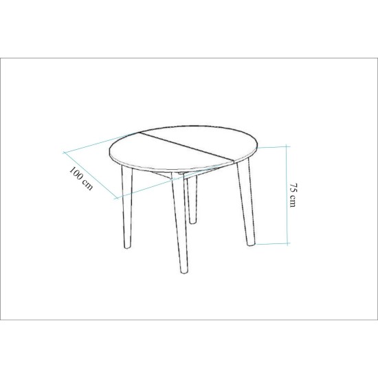 Extendable Dining Table Vina - Atlantic Pine Atlantic Pine