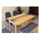 Extendable Dining Table & Chairs Set (6 Pieces) Vina Mini 03 1048 - Oak, Dark Blue Oak
Dark Blue Extendable Dining Table & Chairs Set (6 Pieces) Vina Mini 03 1048 - Oak, Dark Blue Oak
Dark Blue