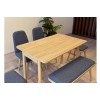 Extendable Dining Table & Chairs Set (6 Pieces) Vina Mini 03 1048 - Oak, Dark Blue Oak
Dark Blue