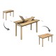 Extendable Dining Table & Chairs Set (6 Pieces) Vina Mini 03 1005 - Oak, Cream Oak
Cream Extendable Dining Table & Chairs Set (6 Pieces) Vina Mini 03 1005 - Oak, Cream Oak
Cream