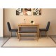 Extendable Dining Table & Chairs Set (6 Pieces) Vina Mini 03 1053 - Oak, Anthracite Oak
Anthracite Extendable Dining Table & Chairs Set (6 Pieces) Vina Mini 03 1053 - Oak, Anthracite Oak
Anthracite