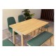 Extendable Dining Table & Chairs Set (6 Pieces) Vina Mini 03 1070 - Oak, Green Oak
Green