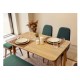 Extendable Dining Table & Chairs Set (6 Pieces) Vina Mini 03 1070 - Oak, Green Oak
Green