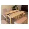 Extendable Dining Table & Chairs Set (6 Pieces) Vina Mini 03 0900 - Oak, Stone Oak
Stone