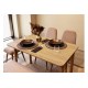 Extendable Dining Table & Chairs Set (6 Pieces) Vina Mini 03 0900 - Oak, Stone Oak
Stone Extendable Dining Table & Chairs Set (6 Pieces) Vina Mini 03 0900 - Oak, Stone Oak
Stone