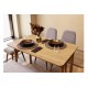 Extendable Dining Table & Chairs Set (6 Pieces) Vina Mini 03 0701 - Oak, Soho Grey Oak
Soho Grey Extendable Dining Table & Chairs Set (6 Pieces) Vina Mini 03 0701 - Oak, Soho Grey Oak
Soho Grey