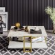 Coffee Table Polka - White Gold
White Coffee Table Polka - White Gold
White