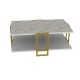 Coffee Table Polka - White Gold
White Coffee Table Polka - White Gold
White
