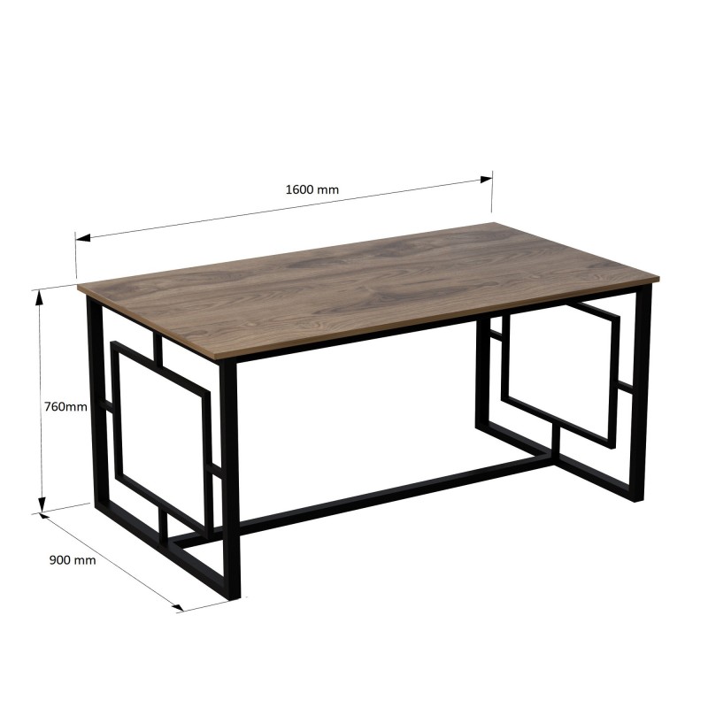 Dining Table Alin - Black Walnut
Black