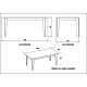 Dining Table Lorenz Walnut
Black