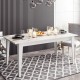 Dining Table Polka - White White Dining Table Polka - White White