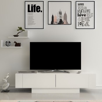 TV Stand Matera - White, White White