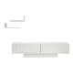 Hanah Home TV Stand Matera - White, White White