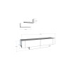 Hanah Home TV Stand Matera - White, White White