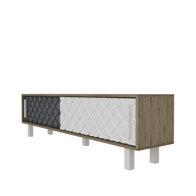 TV Stand Rob - Ud, White, Anthracite Oak
White
Anthracite
