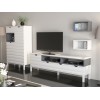 Σύνθεση Τηλεόρασης - Adel - Χρώμα White Anthracite - 180x35x54εκ