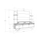 TV Unit Delpi Walnut
White TV Unit Delpi Walnut
White