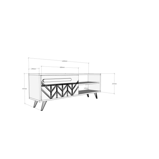 TV Stand Venedik White TV Stand Venedik White