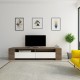 TV Stand Sosruko - Walnut, White Walnut
White TV Stand Sosruko - Walnut, White Walnut
White