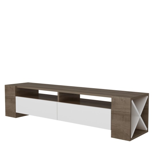 TV Stand Sosruko - Walnut, White Walnut
White TV Stand Sosruko - Walnut, White Walnut
White