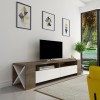 TV Stand Sosruko - Walnut, White Walnut
White