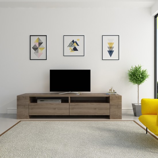 TV Stand Sosruko - Walnut Walnut TV Stand Sosruko - Walnut Walnut