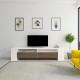 TV Stand Sosruko - White, Walnut Walnut
White TV Stand Sosruko - White, Walnut Walnut
White