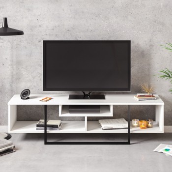 TV Stand Asal (150) - White, Black White
Black