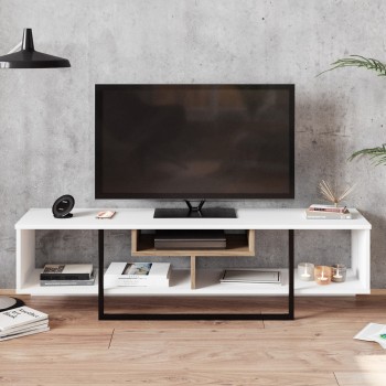 TV Stand Asal (150) - White, Ud, Black White
Black
Oak