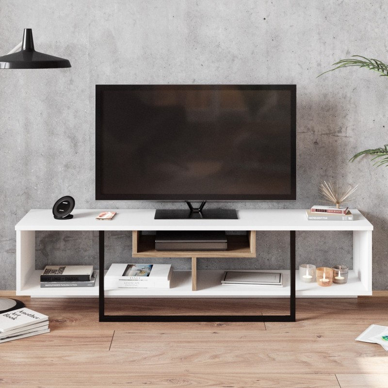 TV Stand Asal (150) - White, Ud, Black White
Black
Oak