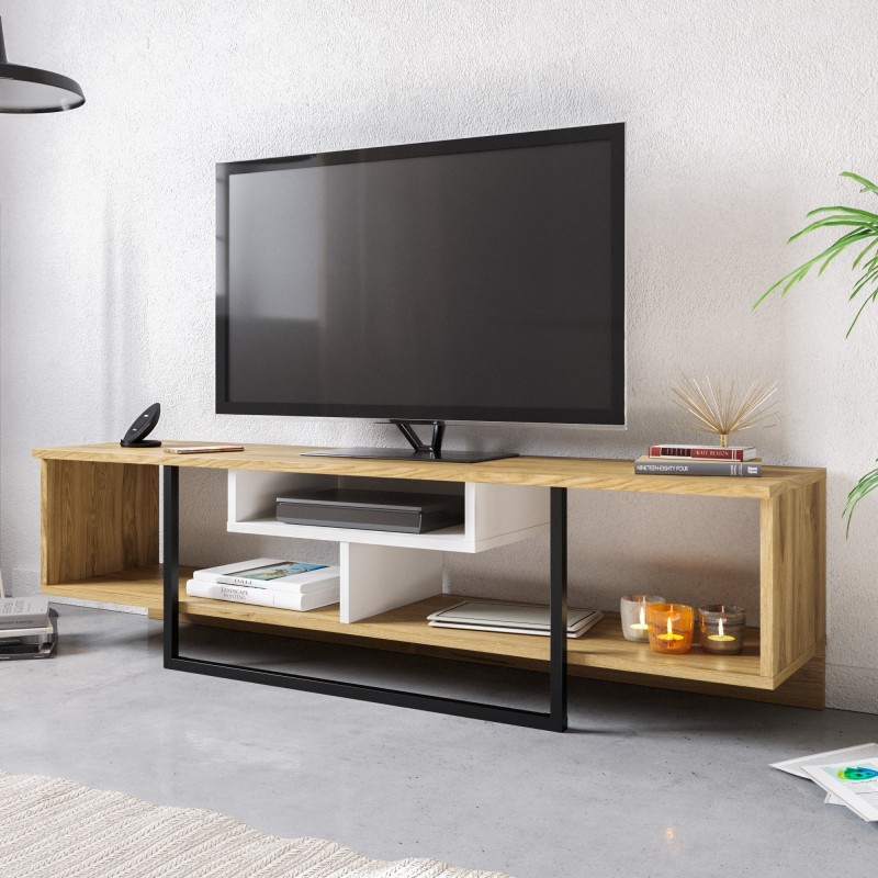 TV Stand Asal (150) - Oak, White, Black White
Black
Oak