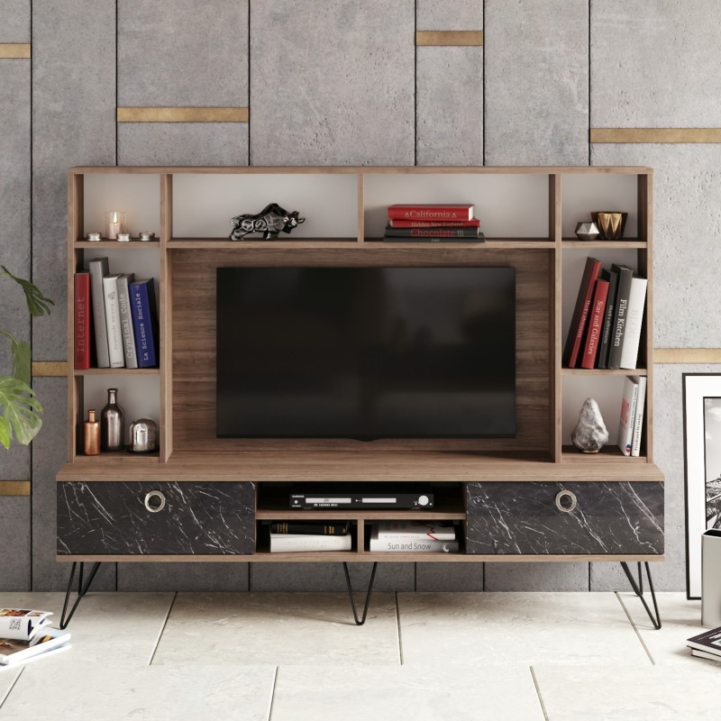 TV Unit Lorenz Walnut
Black