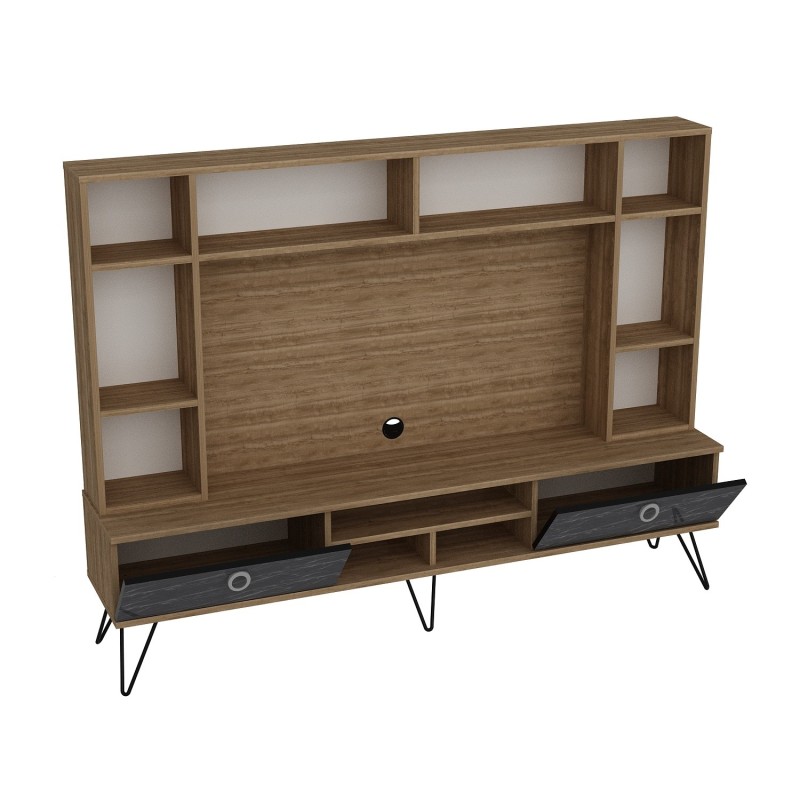 TV Unit Lorenz Walnut
Black