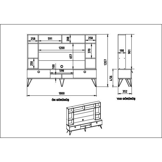 TV Unit Lorenz Walnut
Black TV Unit Lorenz Walnut
Black