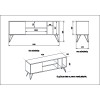 TV Stand Mistico (140) - Walnut, White Walnut
Black
White