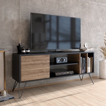 TV Stand Mistico (140) - Walnut, Black Walnut
Black
