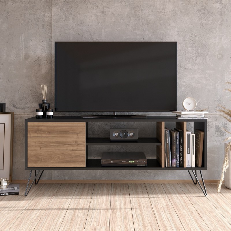 TV Stand Mistico (140) - Walnut, Black Walnut
Black