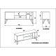 TV Stand Mistico (140) - Walnut, Black Walnut
Black TV Stand Mistico (140) - Walnut, Black Walnut
Black