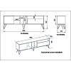 TV Stand Mistico (180) - Walnut, White Walnut
Black
White