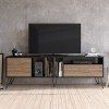 Hanah Home TV Stand Mistico (180) - Walnut, Black Walnut
Black