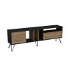 Hanah Home TV Stand Mistico (180) - Walnut, Black Walnut
Black