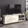 TV Stand Polka - White Gold
White