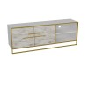 TV Stand Polka - White Gold
White