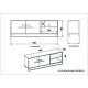 TV Stand Polka - White Gold
White TV Stand Polka - White Gold
White