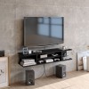 TV Stand Pivot - Black Black