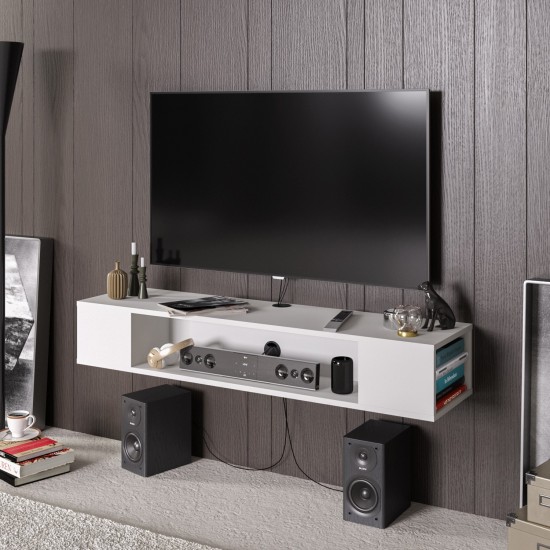 TV Stand Peti - White White TV Stand Peti - White White
