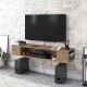 TV Stand Peti - Walnut Walnut TV Stand Peti - Walnut Walnut