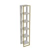 Bookshelf Polka - White Gold
White