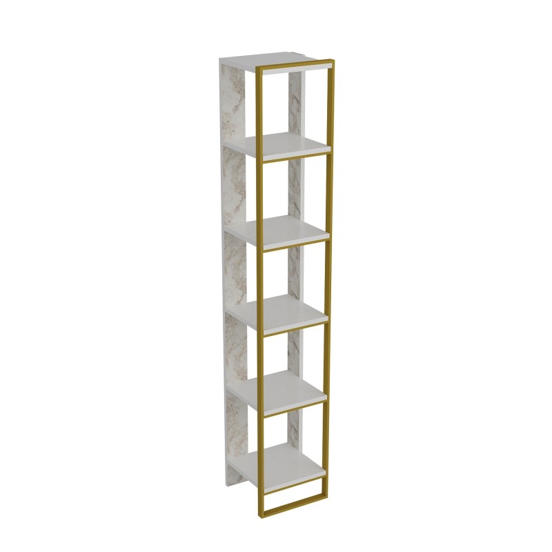 Bookshelf Polka - White Gold
White